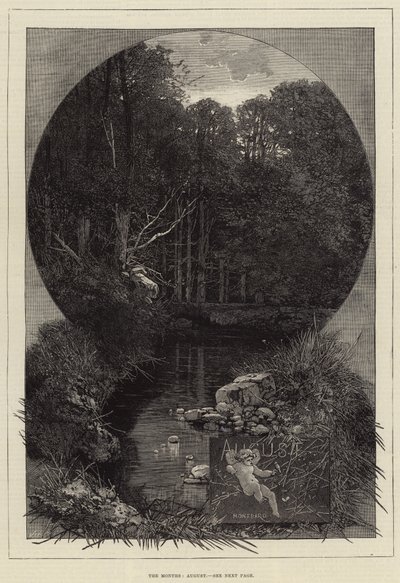 月、8月 作： Charles Auguste Loye